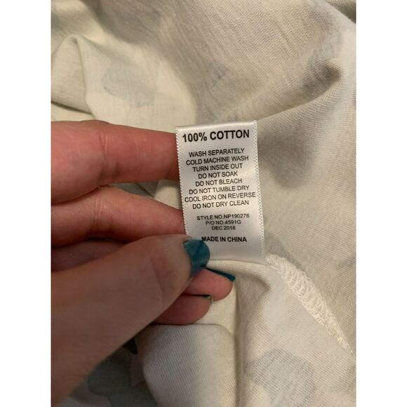 Nena & Pasadena green camo short sleeves T-shirt size Large - Picture 4 of 8